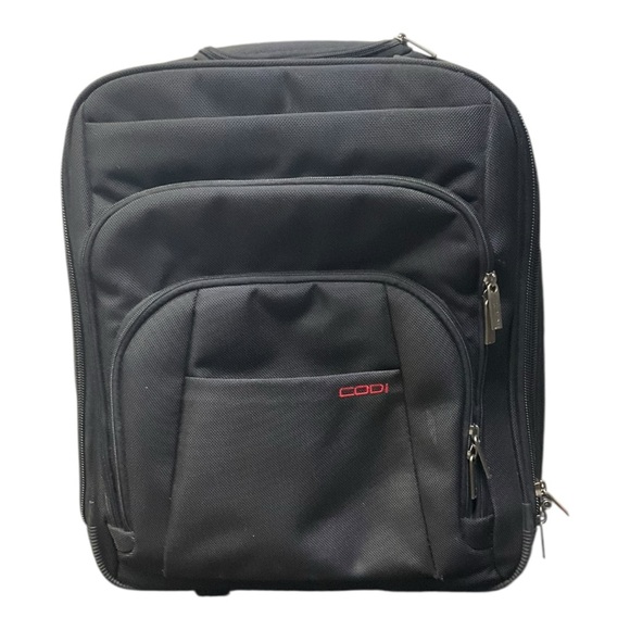 🧳 CODi Professional Rolling Laptop Carry-On Bag | Black - Picture 2 of 11